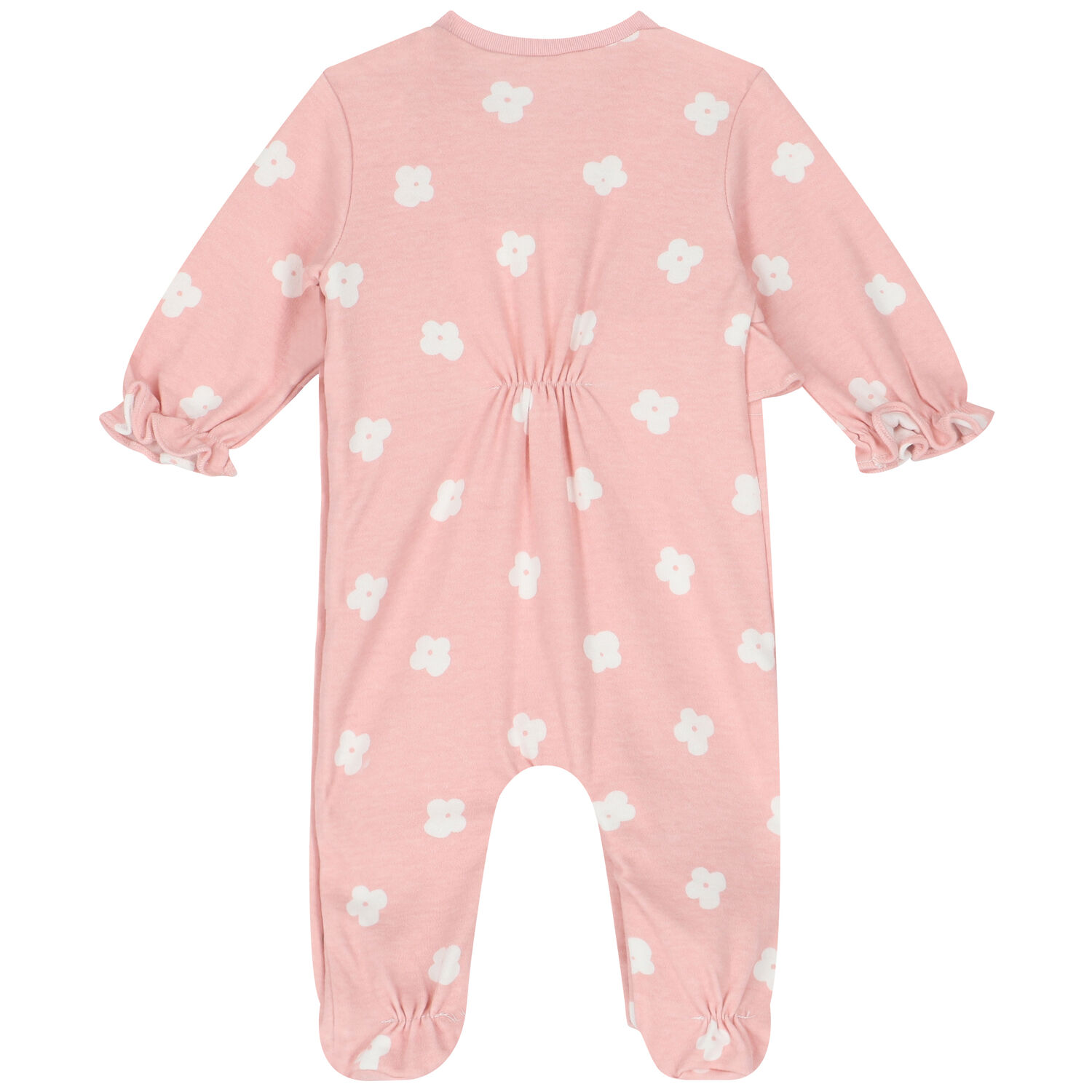 أفرول بنات باللون الوردي والأبيض (قطعتان), 2, hi-res